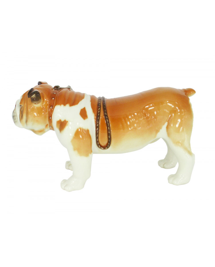 english bulldog porcelain